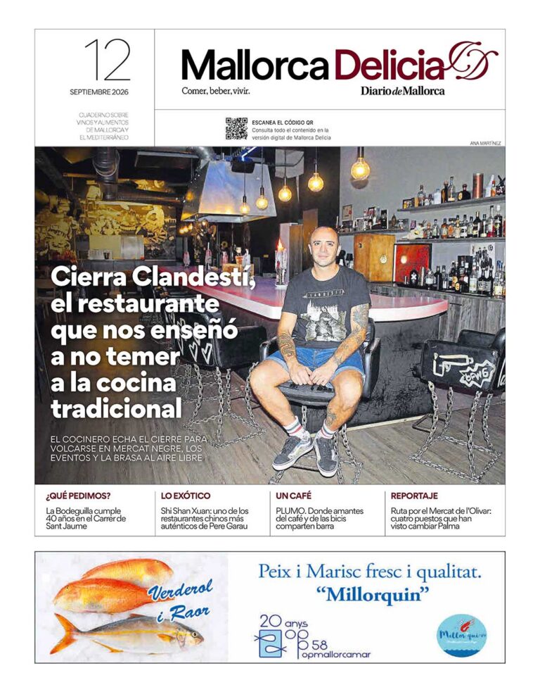 Mallorca Delicia. Cierra Clandestí